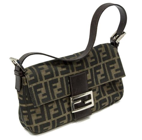 fendi zucca baguette bag|fendi monogram baguette bag.